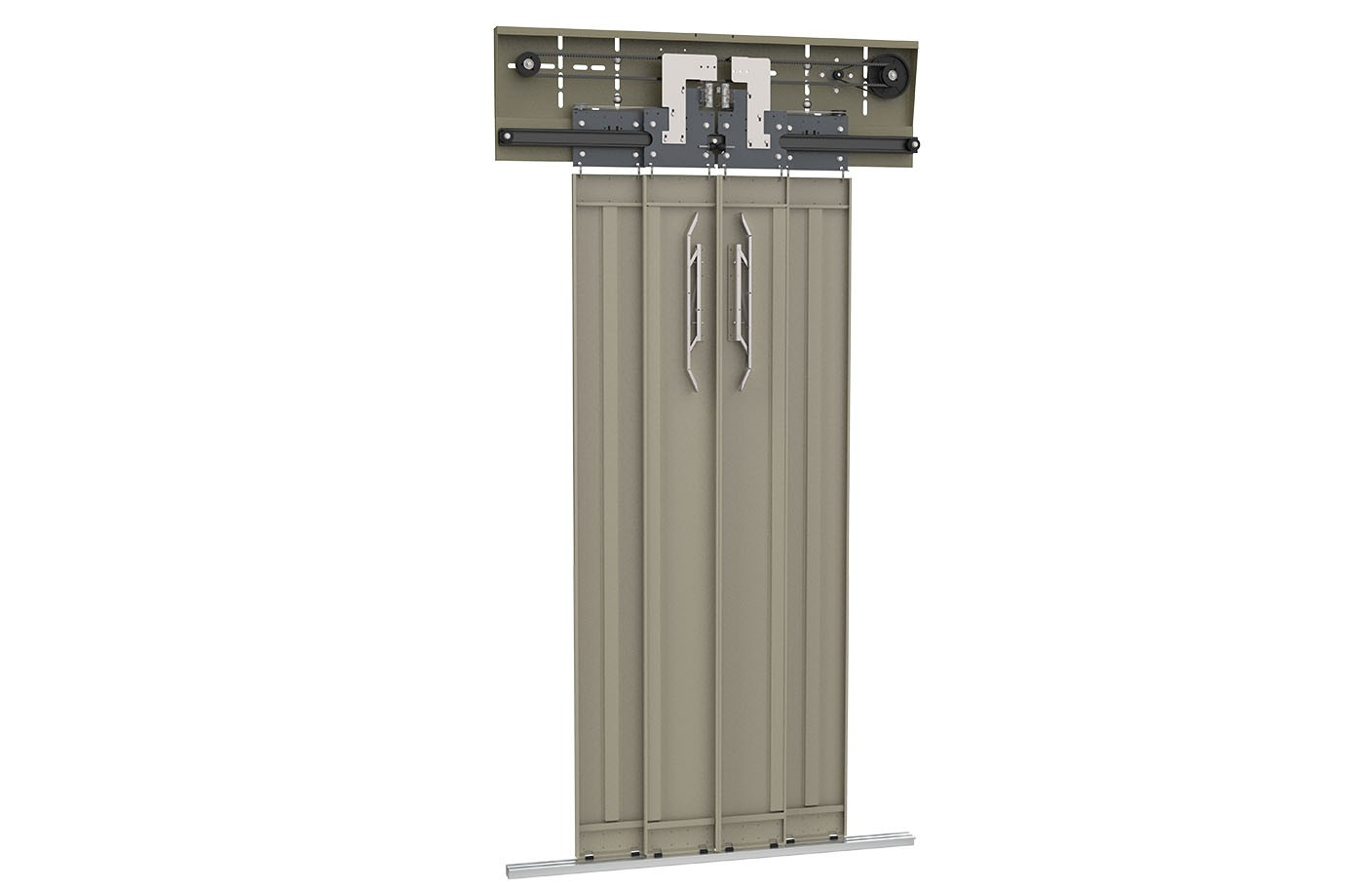 درب کابین نیمه اتوماتیک چهار لته سینوسی