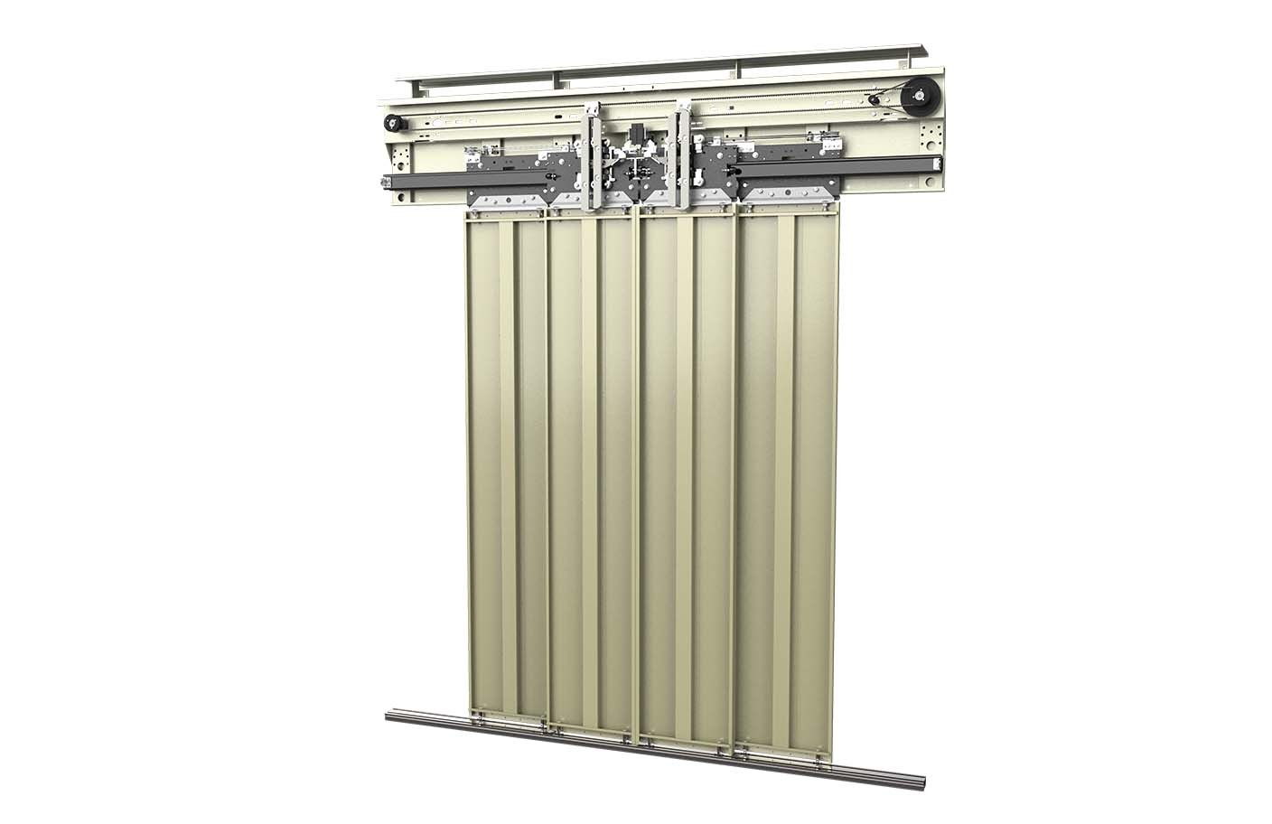 درب کابین تله سانترال- چهار لته- تمام اتوماتیک سماتک